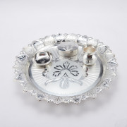 Silver Pooja Thali