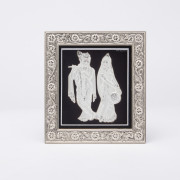 Radha and Krishna Silver Frame