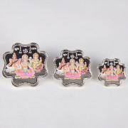 Ganeshji , laxmi ji, and Saraswati ji silver coin